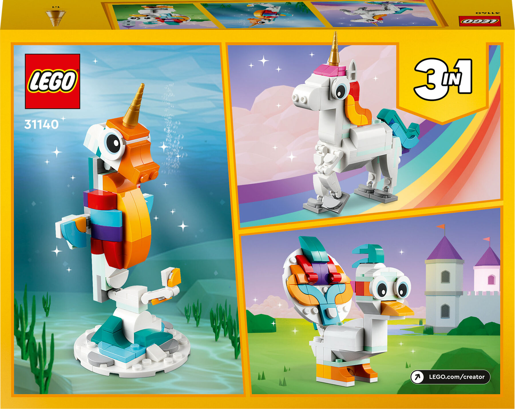 Конструктор LEGO Creator Магічний єдиноріг (31140)
