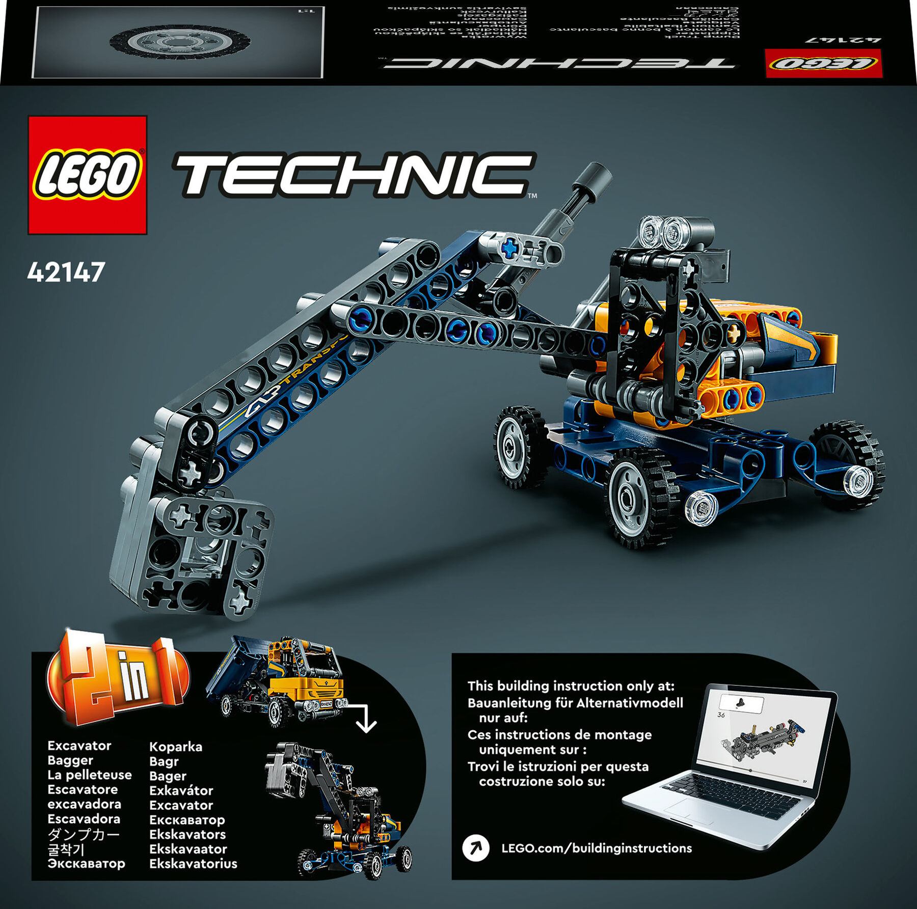 Конструктор LEGO Technic Самоскид (42147)