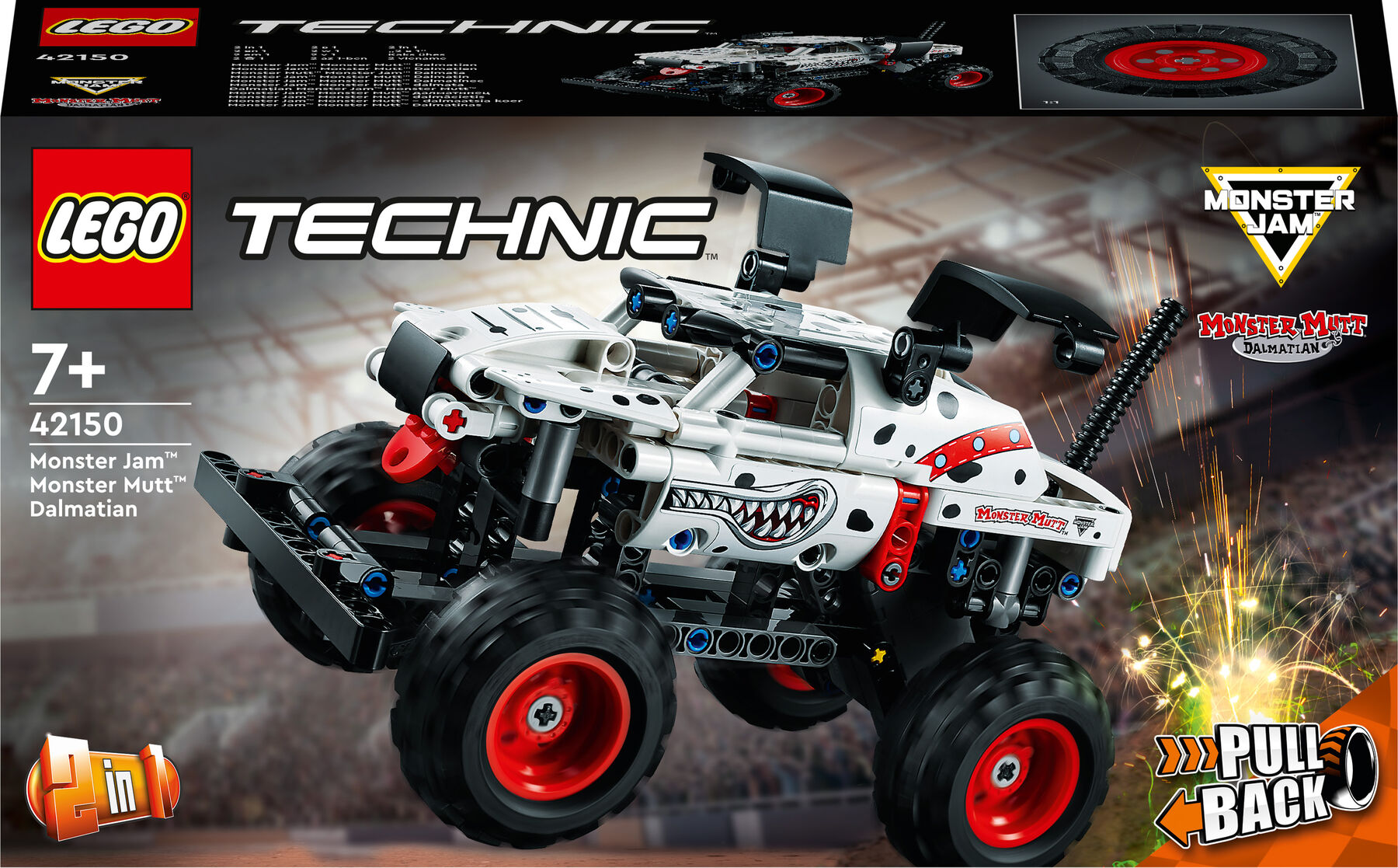 Конструктор LEGO Technic Monster Jam Monster Mutt Dalmatian (42150)