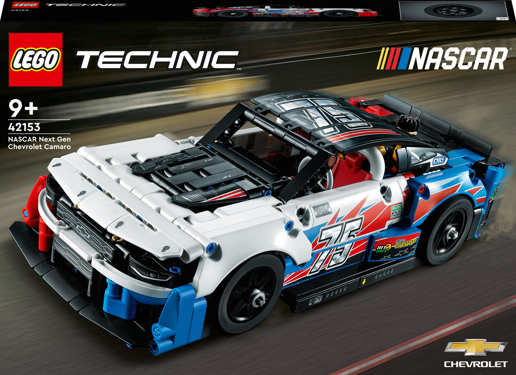 Конструктор LEGO Technic NASCAR® Next Gen Chevrolet Camaro ZL1 (42153)
