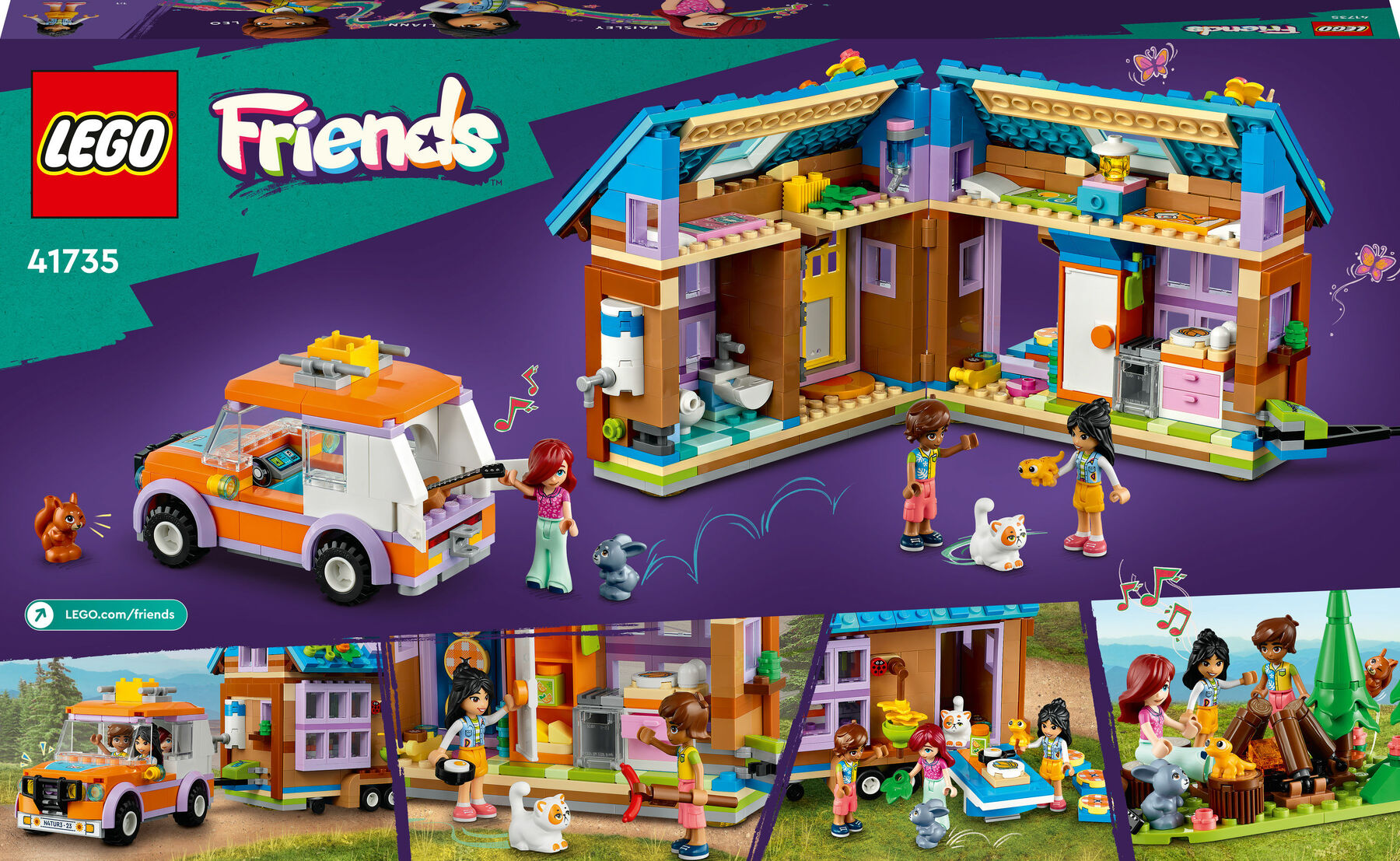 Конструктор LEGO Friends Крихітний мобільний будиночок (41735)