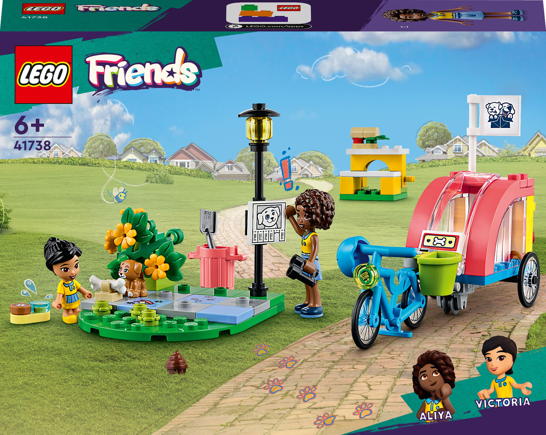 Конструктор LEGO Friends Велосипед для порятунку собак (41738)