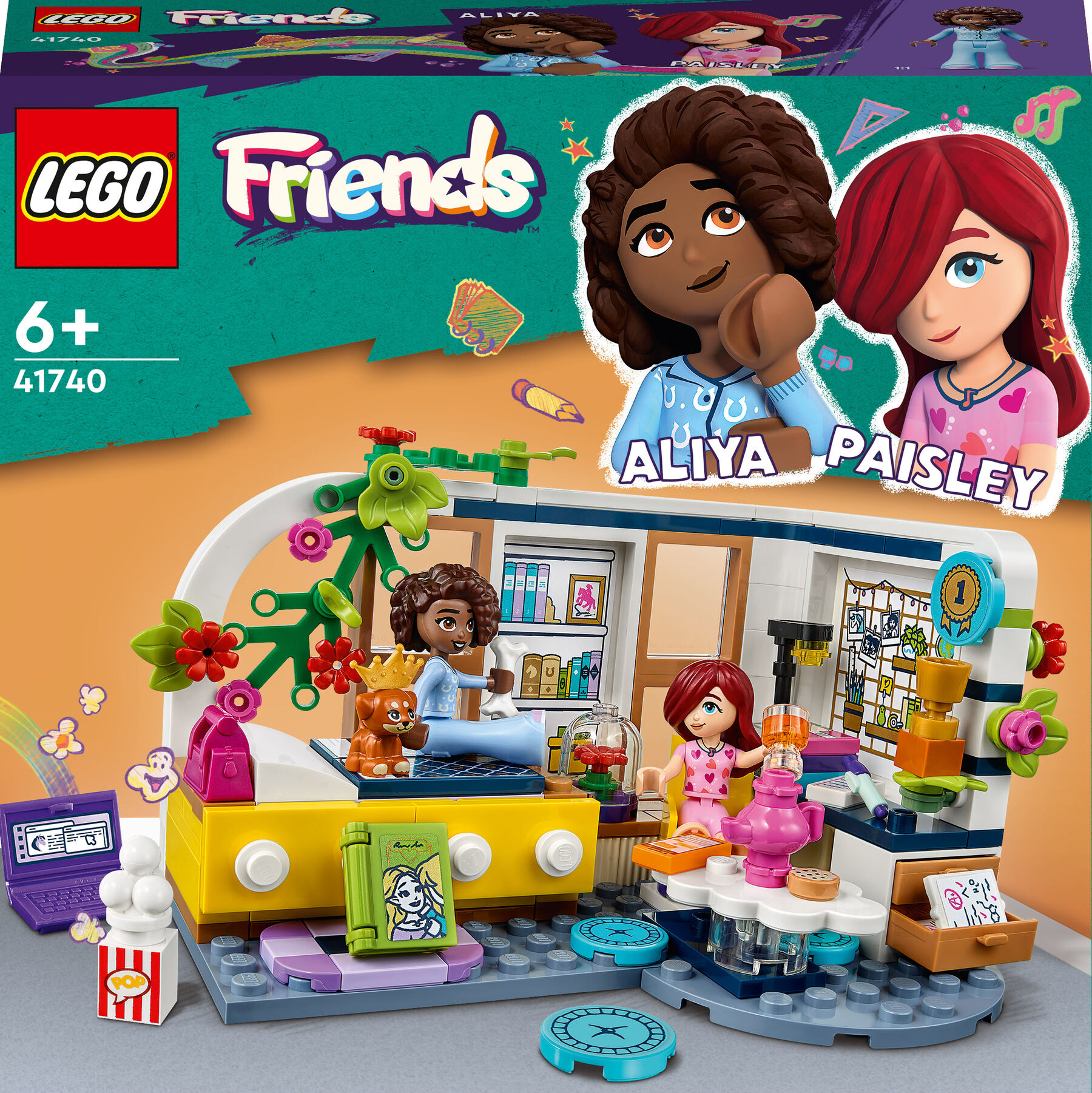 Конструктор LEGO Friends Кімната Алії (41740)