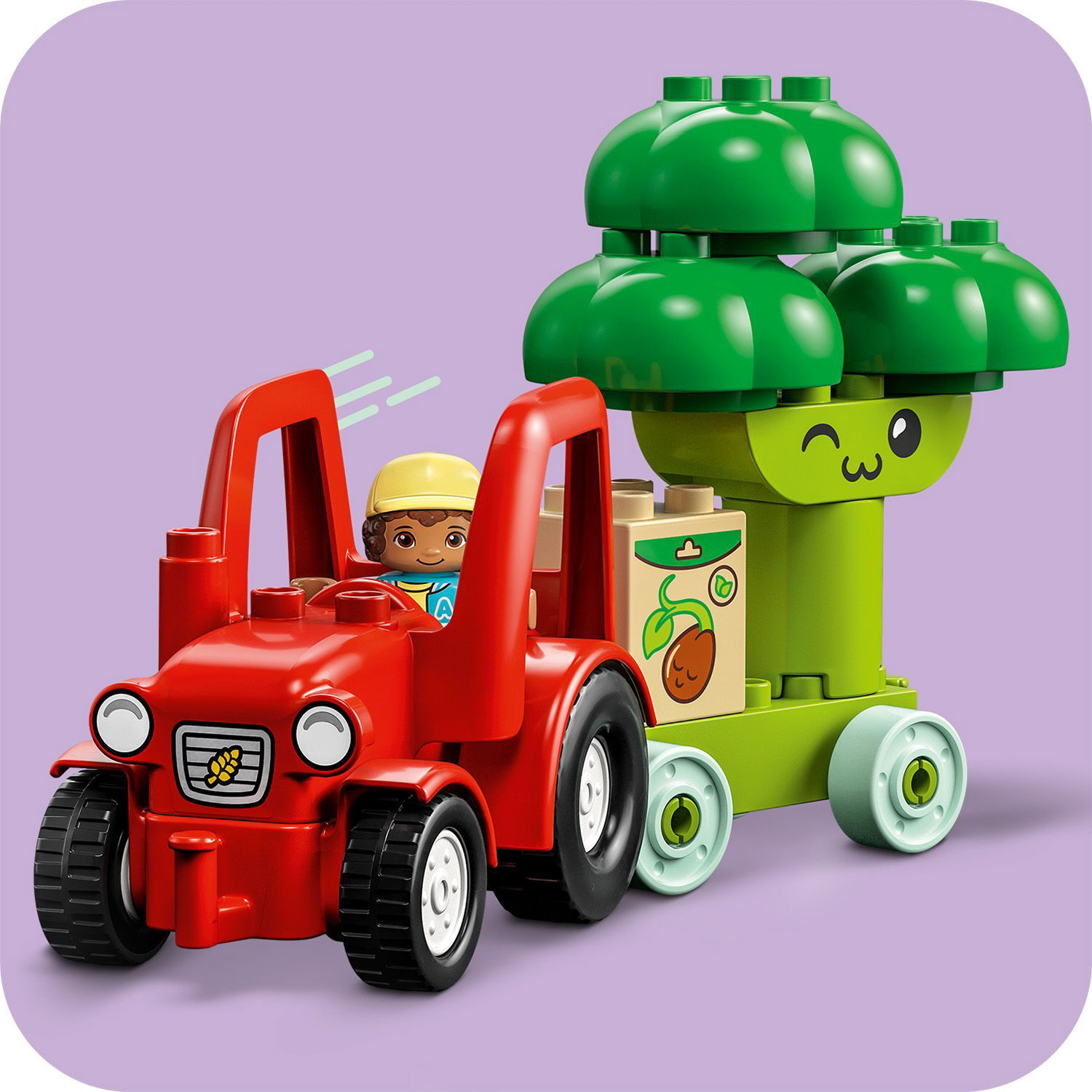 Конструктор LEGO DUPLO Трактор для вирощування фруктів та овочів (10982)
