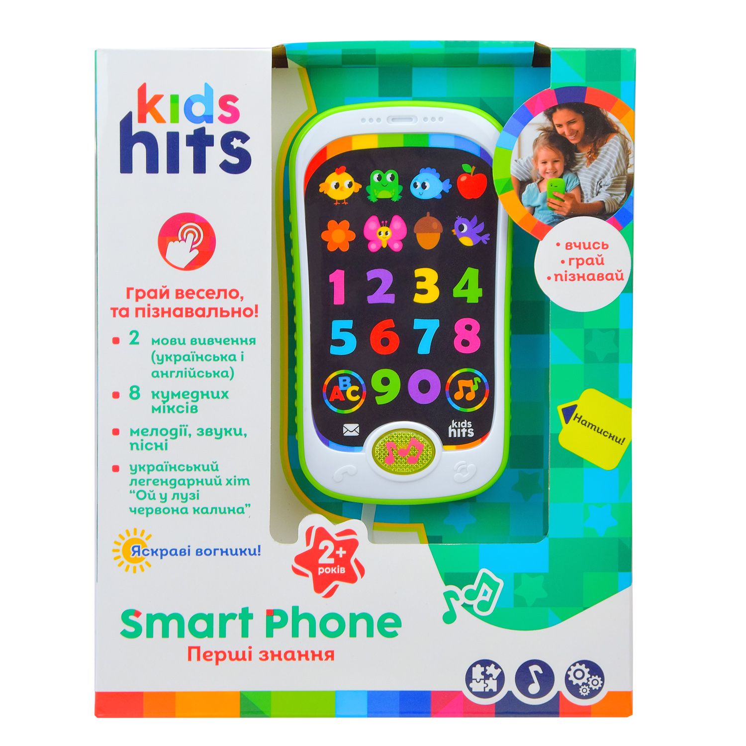 Музичний телефон Kids Hits Перші знання в асортименті (KH03/002)