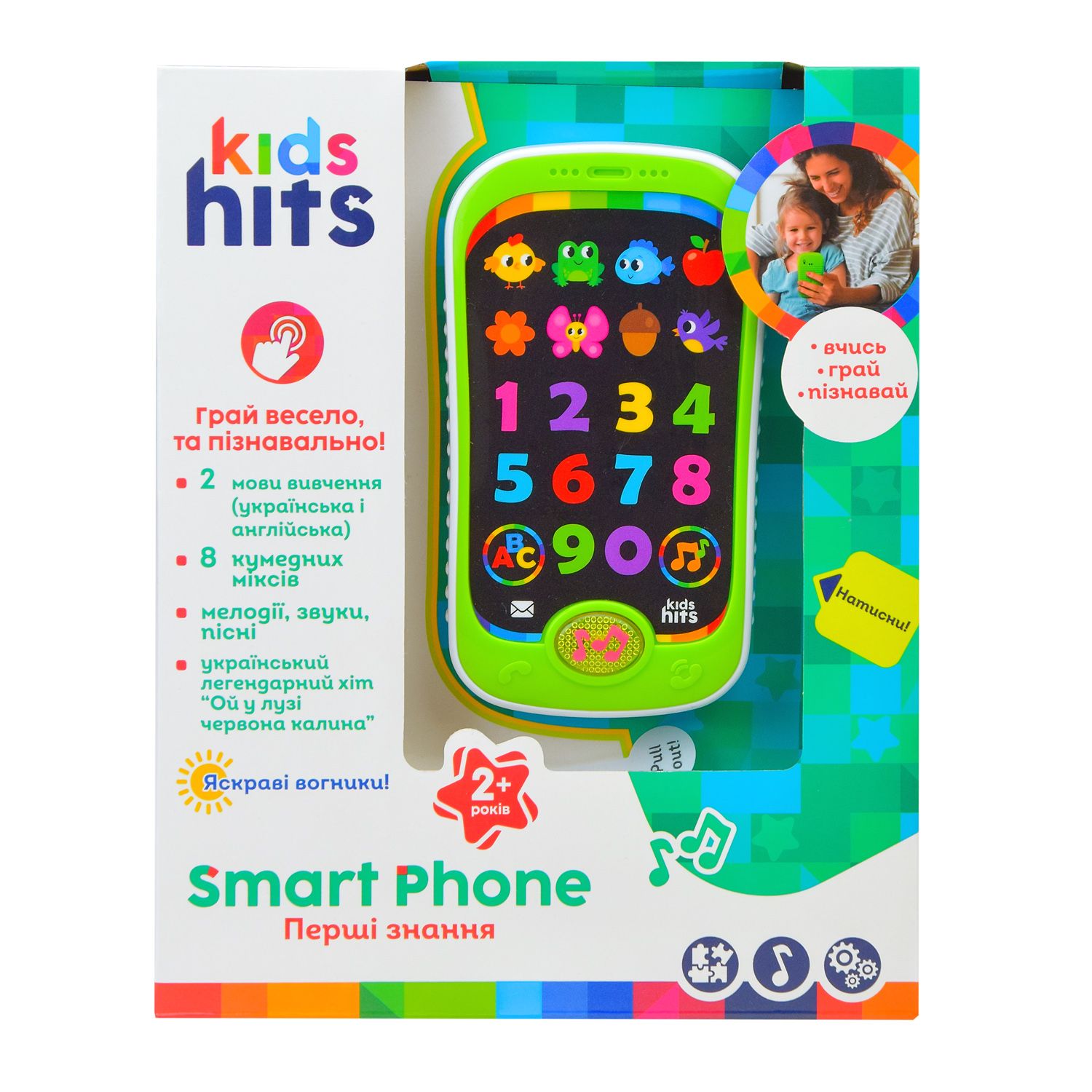Музичний телефон Kids Hits Перші знання в асортименті (KH03/002)