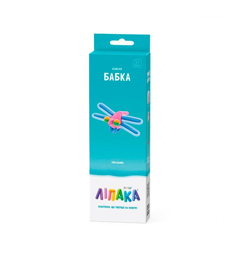 Набір пластиліну Ліпака Комахи Бабка (30065-UA01)