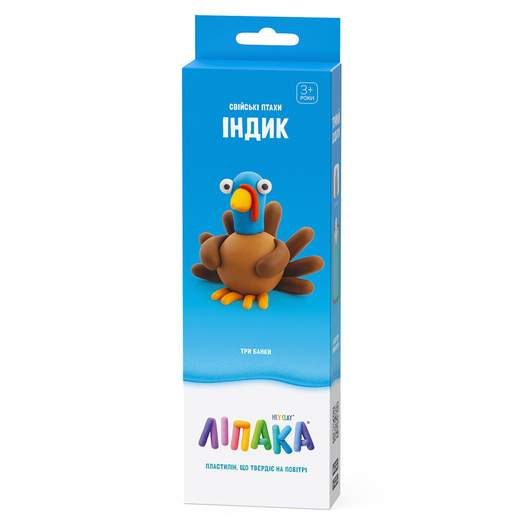 Набір пластиліну Ліпака Свійські птахи Індик (30097-UA01)