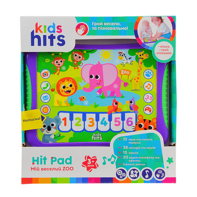 Інтерактивний планшет Kids Hits Мій веселий Zoo (KH01/005)