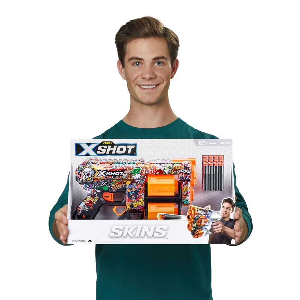 Швидкострільний бластер X-SHOT Skins Dread Sketch (36517H)