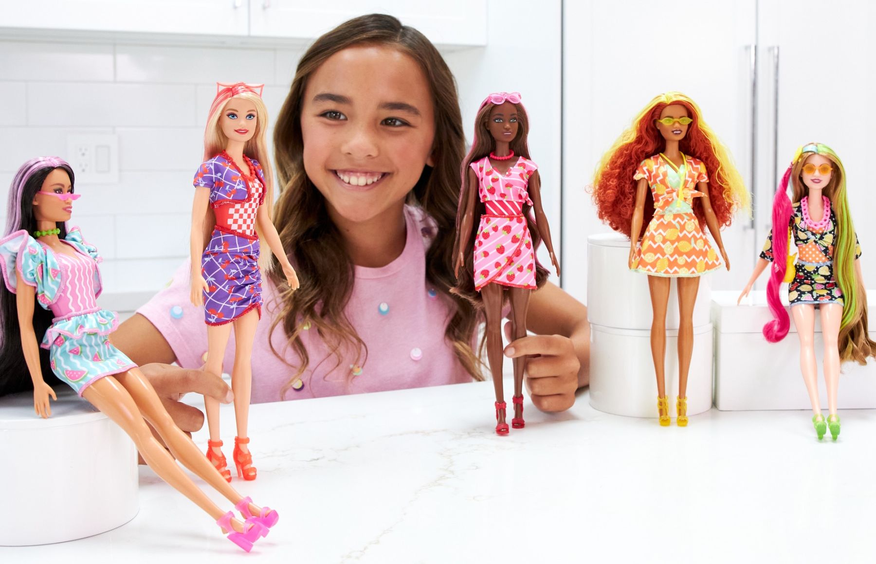 Лялька Barbie Color reveal Фруктовий сюрприз (HJX49)
