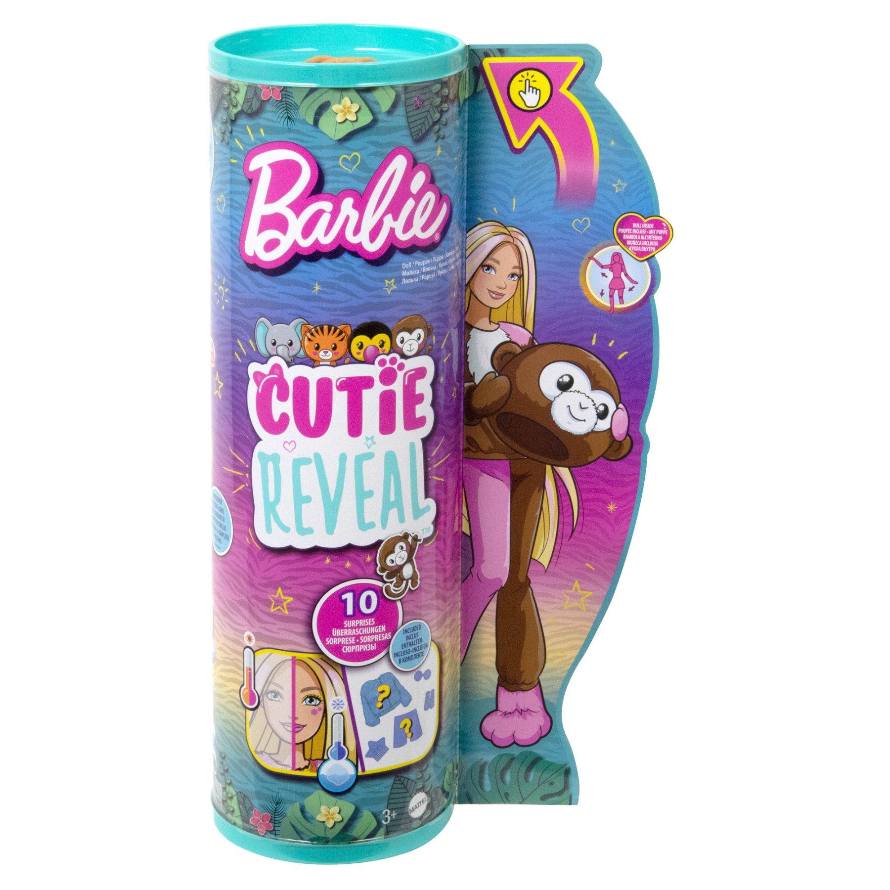 Лялька Barbie Cutie Reveal Друзі з джунглів Мавпеня (HKR01)
