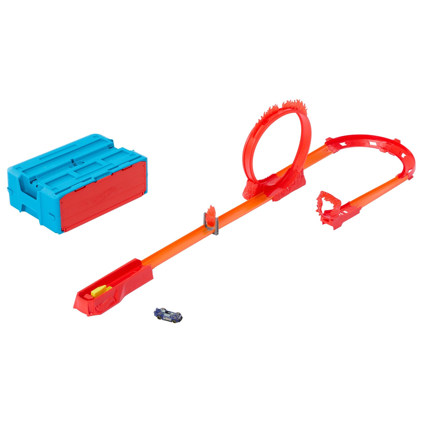 Трек Hot Wheels Track builder Вогняні трюки (HMC04)