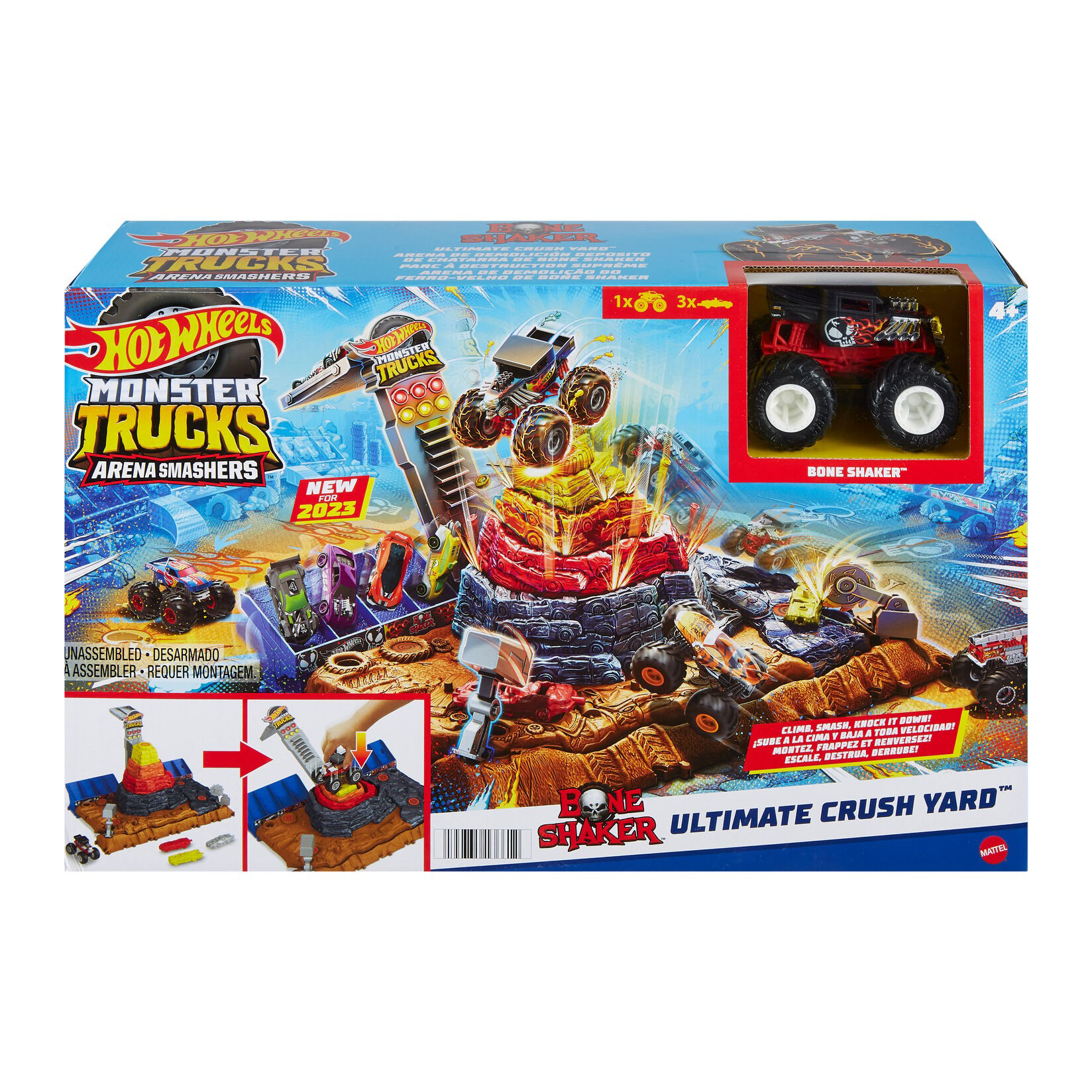 Станція Hot Wheels Monster Trucks Тренувальна арена Неймовірна автотроща (HNB96)