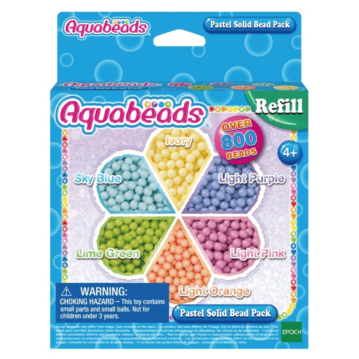 Набір намистин для аквамозаїки Aquabeads Пастельні кольори (31360)