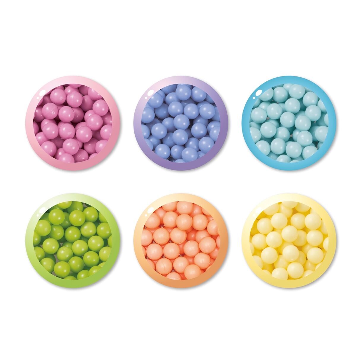 Набір намистин для аквамозаїки Aquabeads Пастельні кольори (31360)