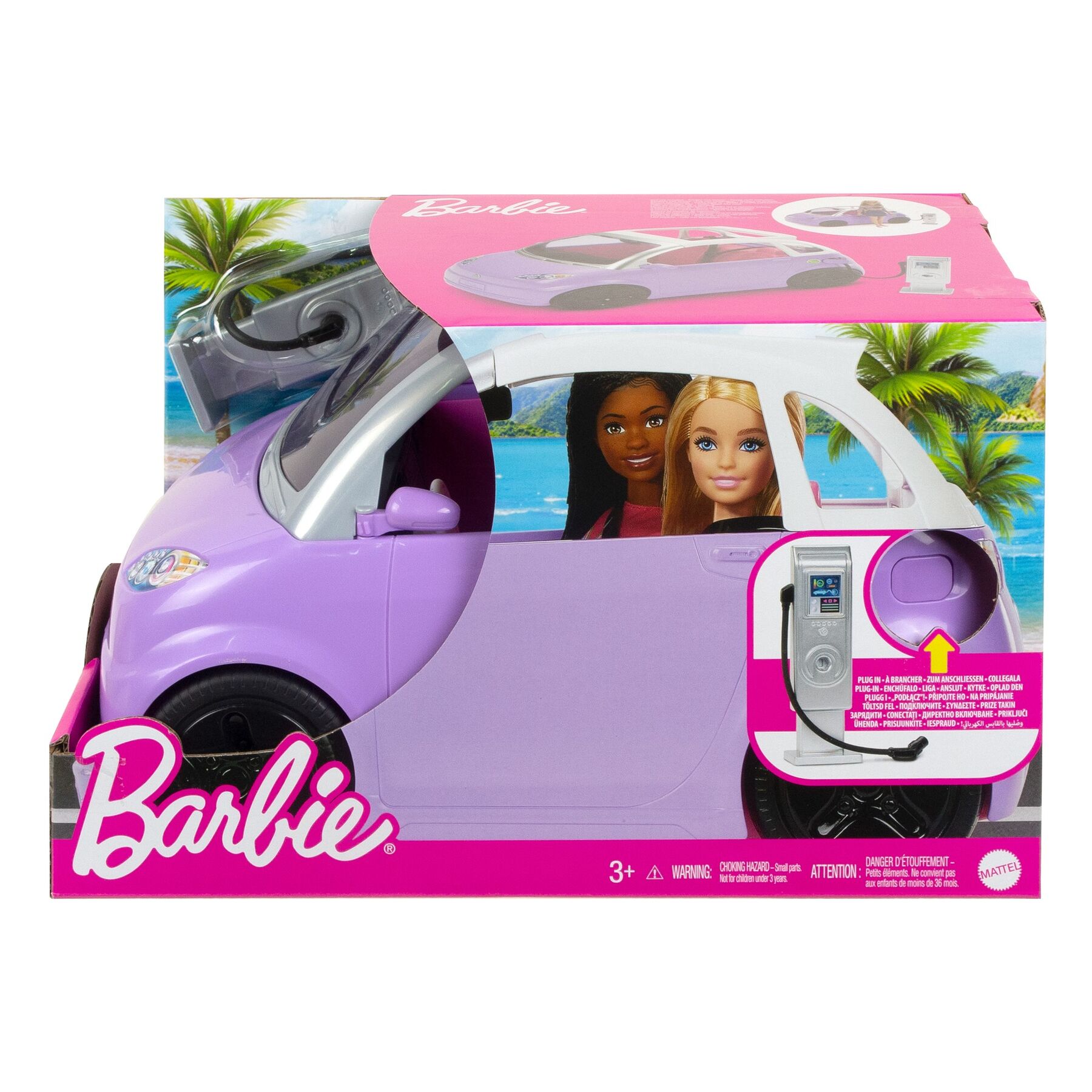 Машинка Barbie Електрокар з відкидним верхом (HJV36)