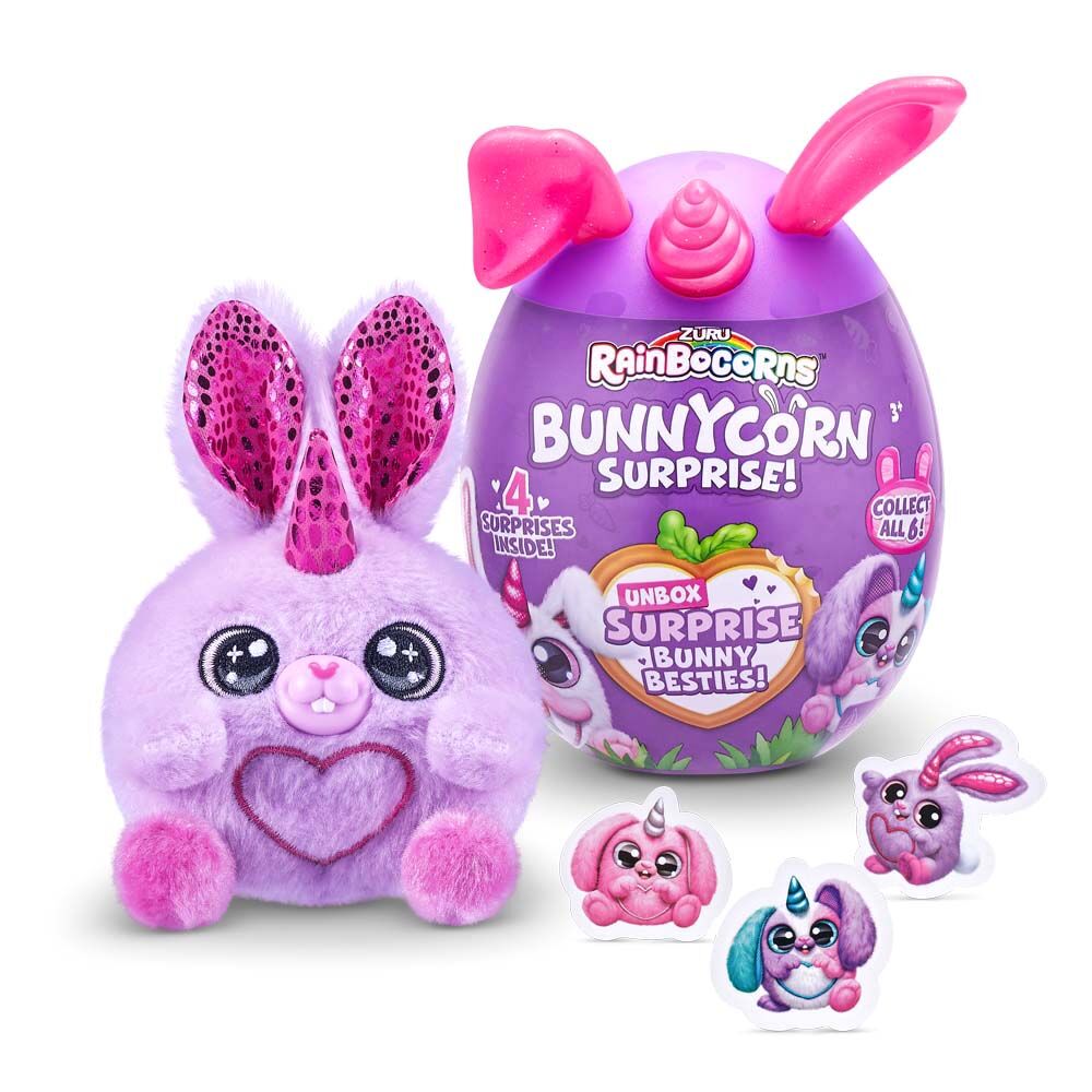 М′яка іграшка Rainbocorn-D Bunnycorn surprise (9260D)