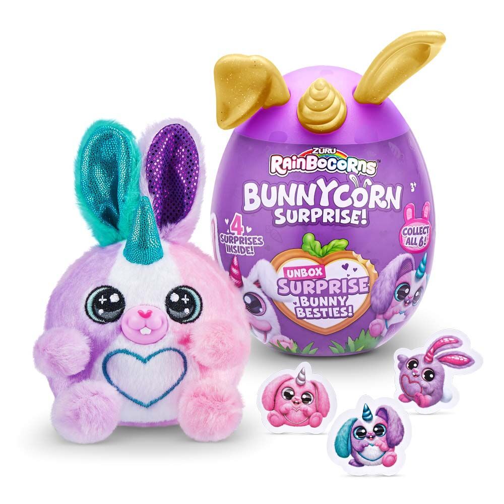 М′яка іграшка Rainbocorn-E Bunnycorn surprise (9260E)