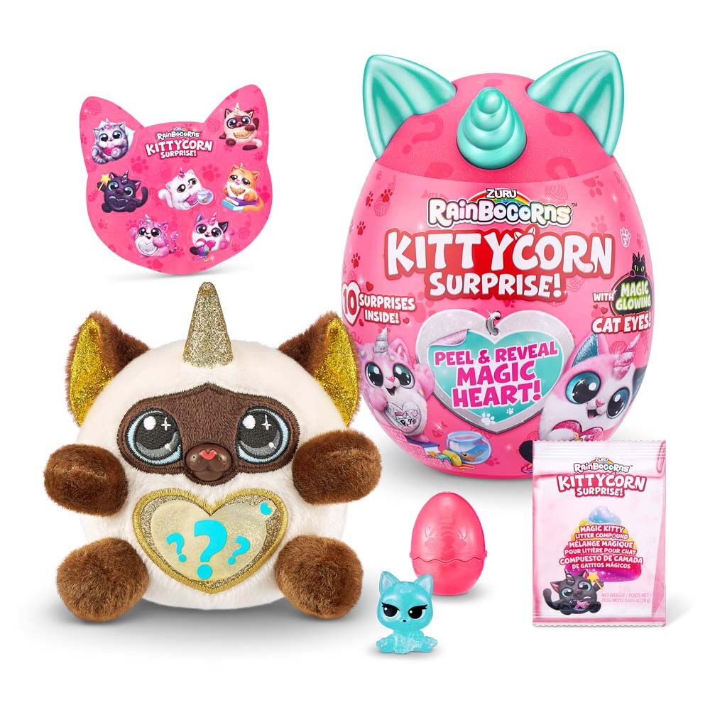 М′яка іграшка Rainbocorn-A Kittycorn Simmie surprise (9259A)