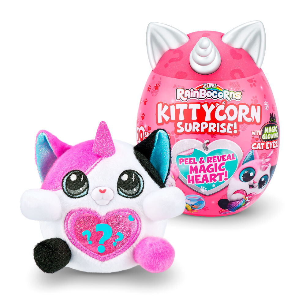 М'яка іграшка Rainbocorn-D Kittycorn Bengal cat surprise (9259D)