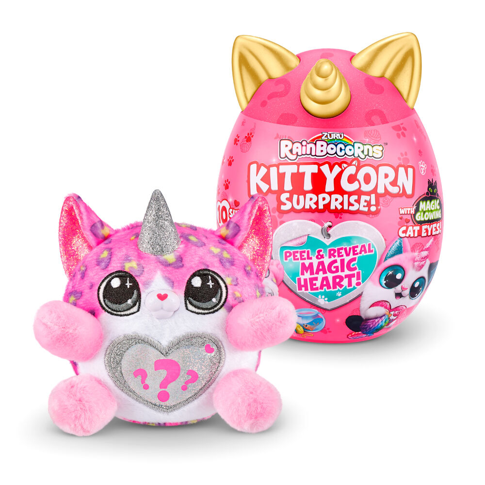 ​М’яка іграшка Rainbocorn-E Kittycorn Bengal cat surprise (9259E)