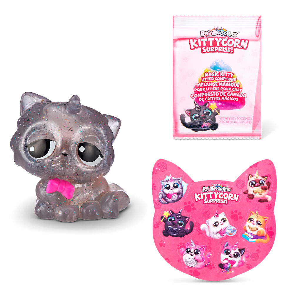 М'яка іграшка Rainbocorn-H Kittycorn Chinchilla cat surprise (9259H)