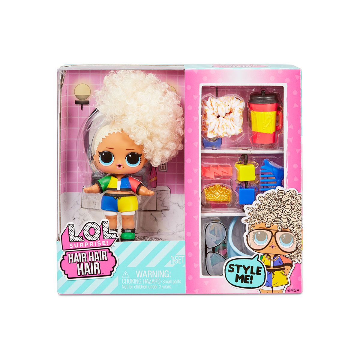 Ігровий набір LOL Surprise Hair Hair Hair Стильні зачіски Coo Bird (584469/HHH-212)