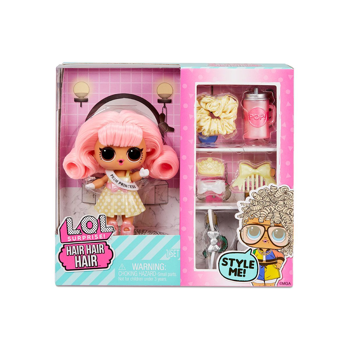 Ігровий набір LOL Surprise Hair Hair Hair Стильні зачіски Coo Bird (584469/HHH-212)