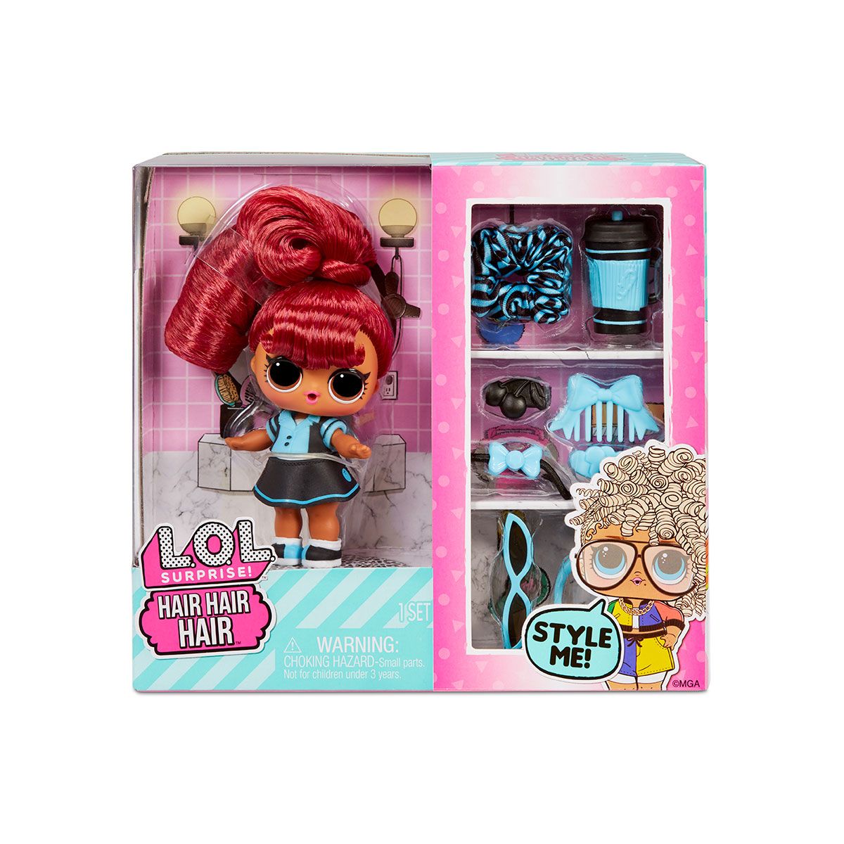 Ігровий набір LOL Surprise Hair Hair Hair Стильні зачіски Coo Bird (584469/HHH-212)