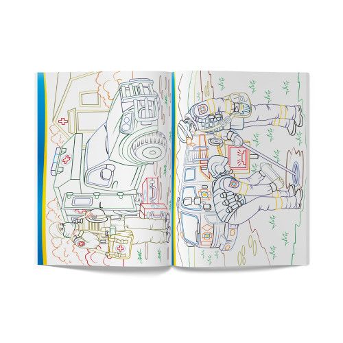 Розмальовка Crystal book Герої поряд (9786175473603)