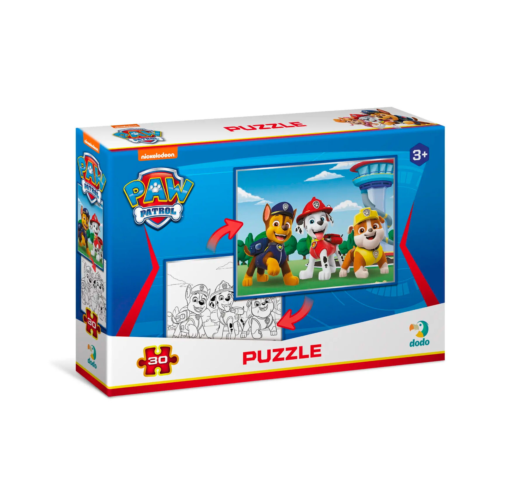 Пазл Dodo Paw Patrol 2 в 1 30 елементів (200160)