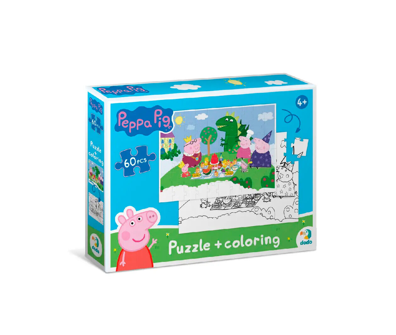 Пазл Dodo Peppa Pig 2 в 1 60 елементів (200118)
