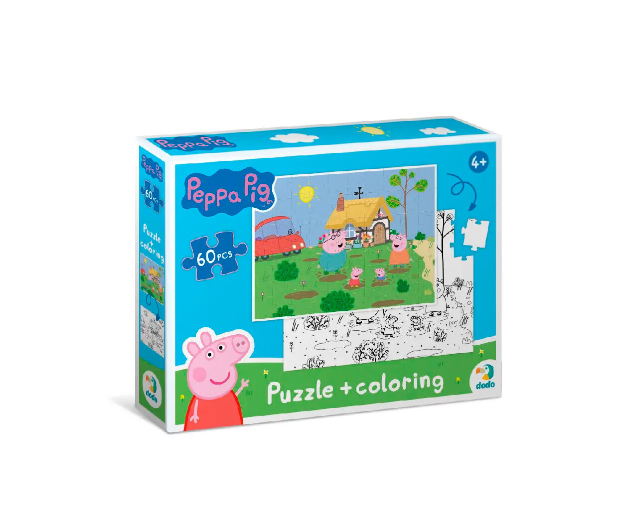 Пазл Dodo Peppa Pig 2 в 1 60 елементів (200119)