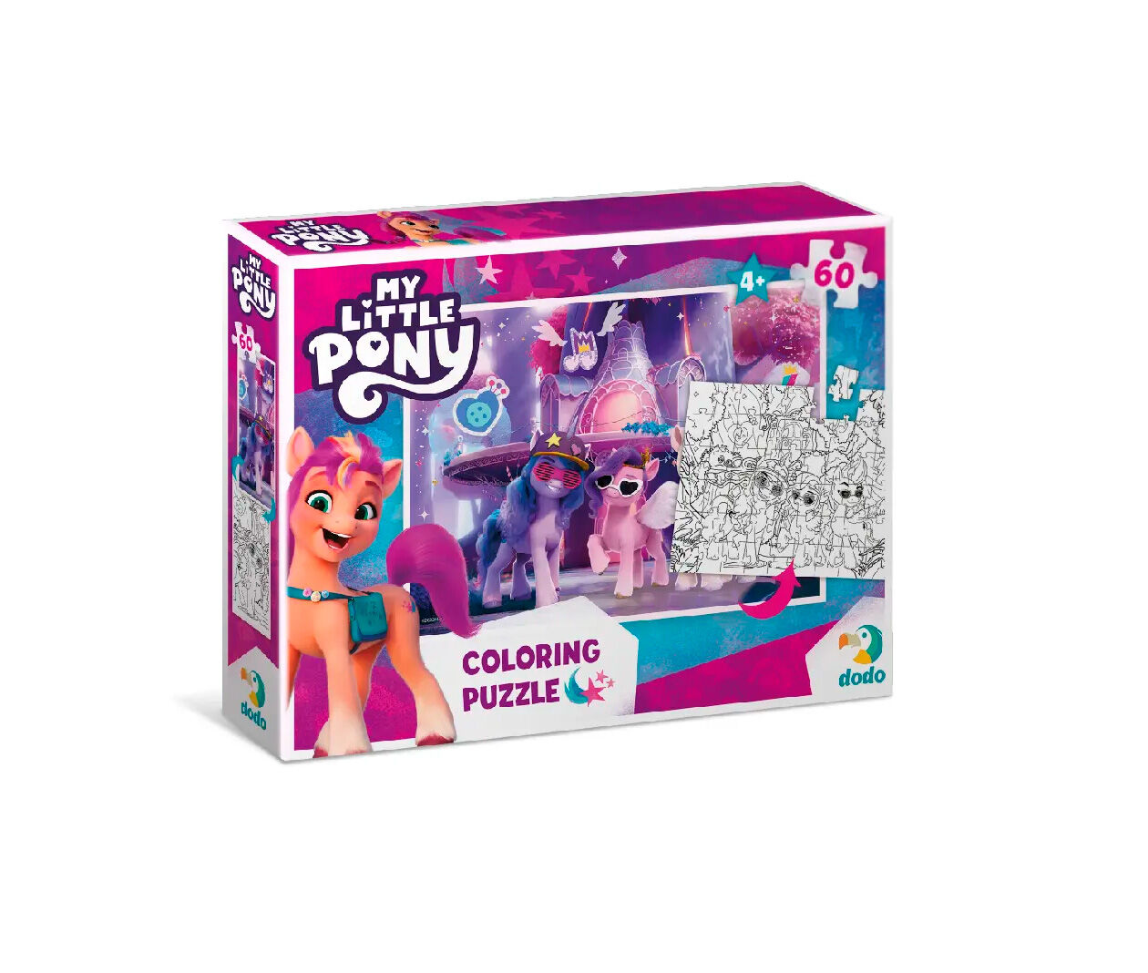 Пазл Dodo My Little Pony 2 в 1 60 елементів (200136)