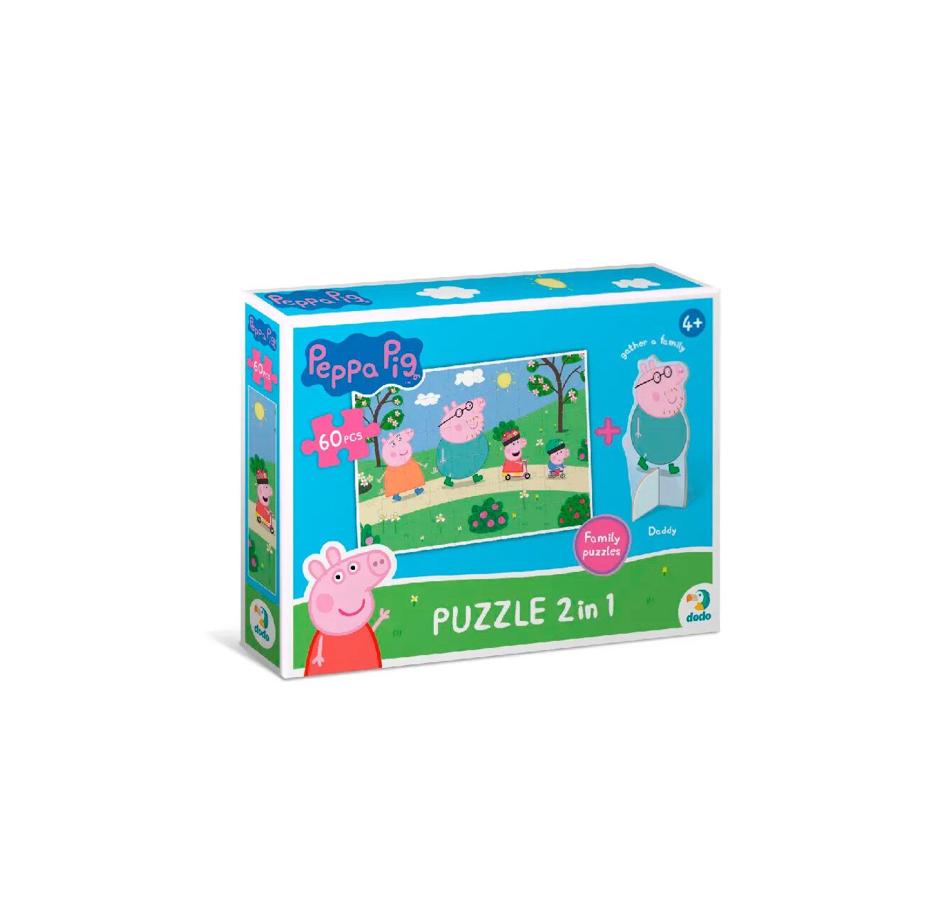 Пазл Dodo Peppa Pig з фігуркою 60 елементів (200120)