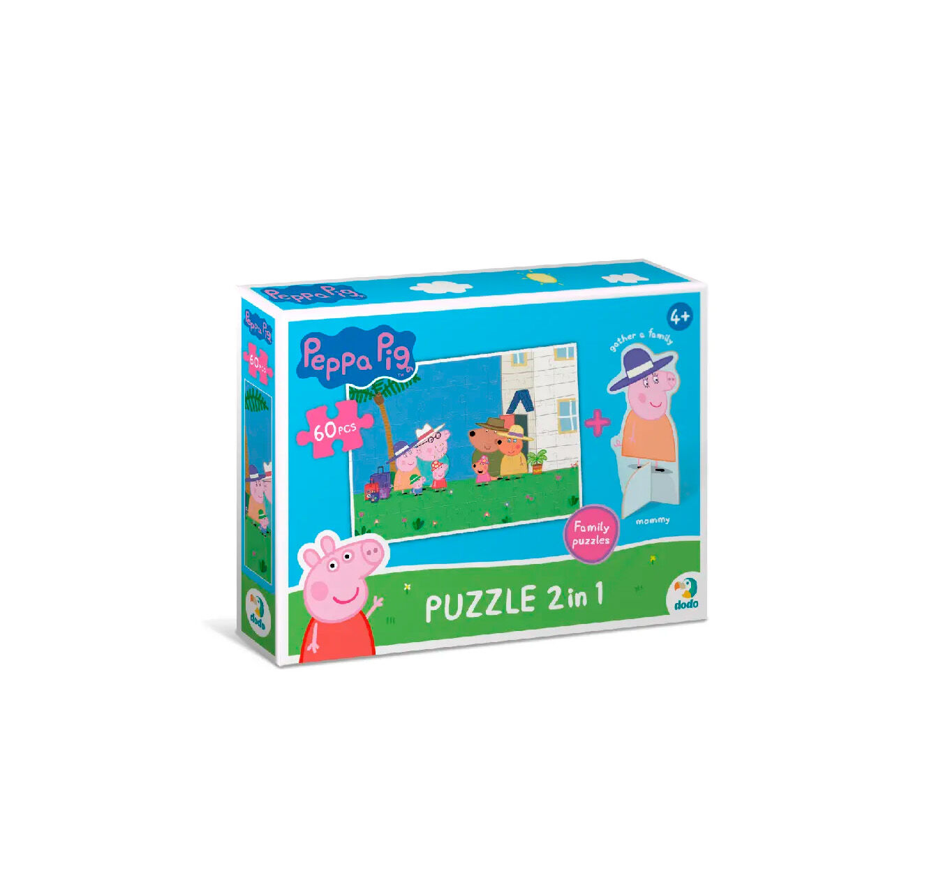 Пазл Dodo Peppa Pig з фігуркою 60 елементів (200121)