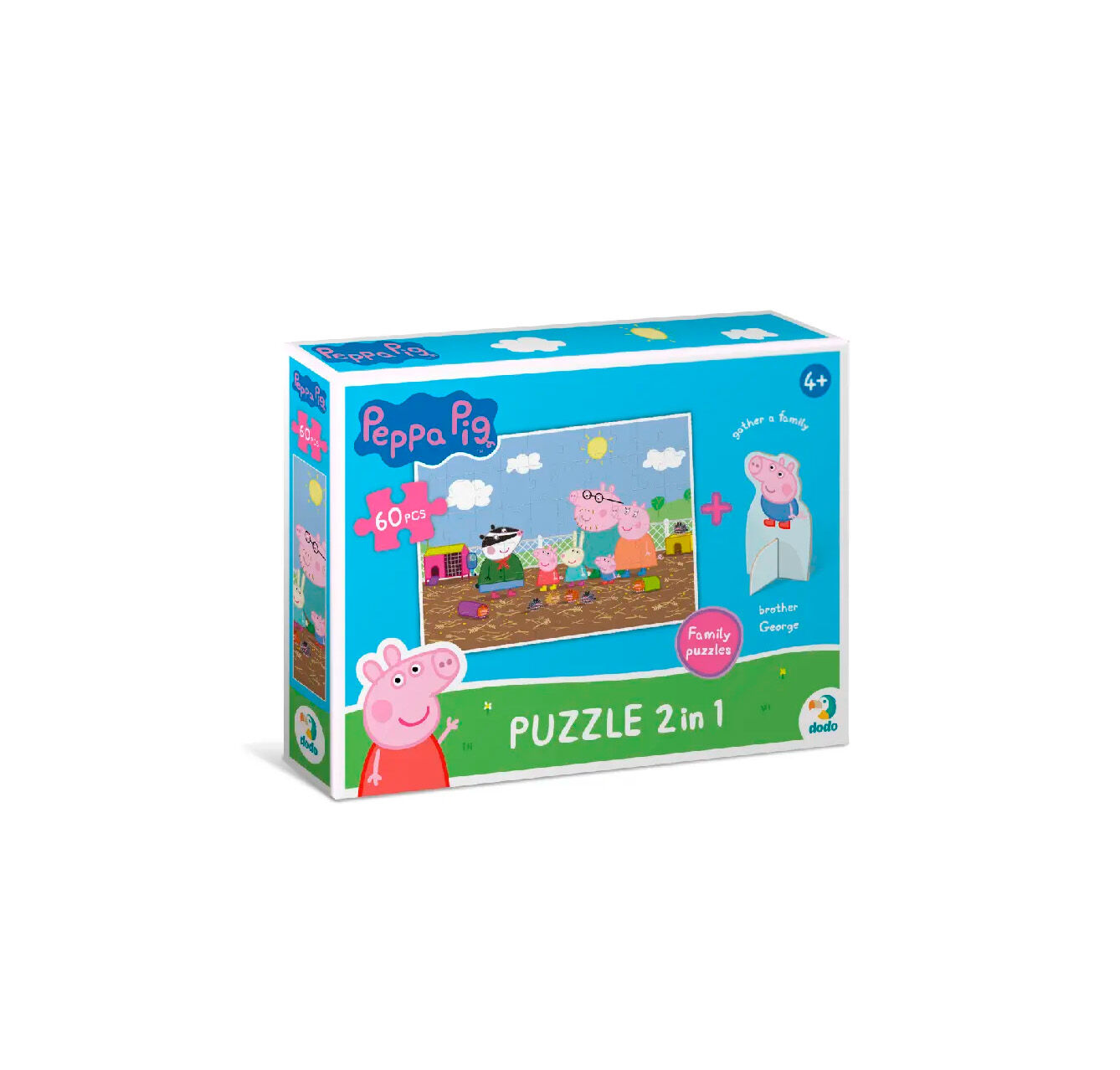 Пазл Dodo Peppa Pig з фігуркою 60 елементів (200122)