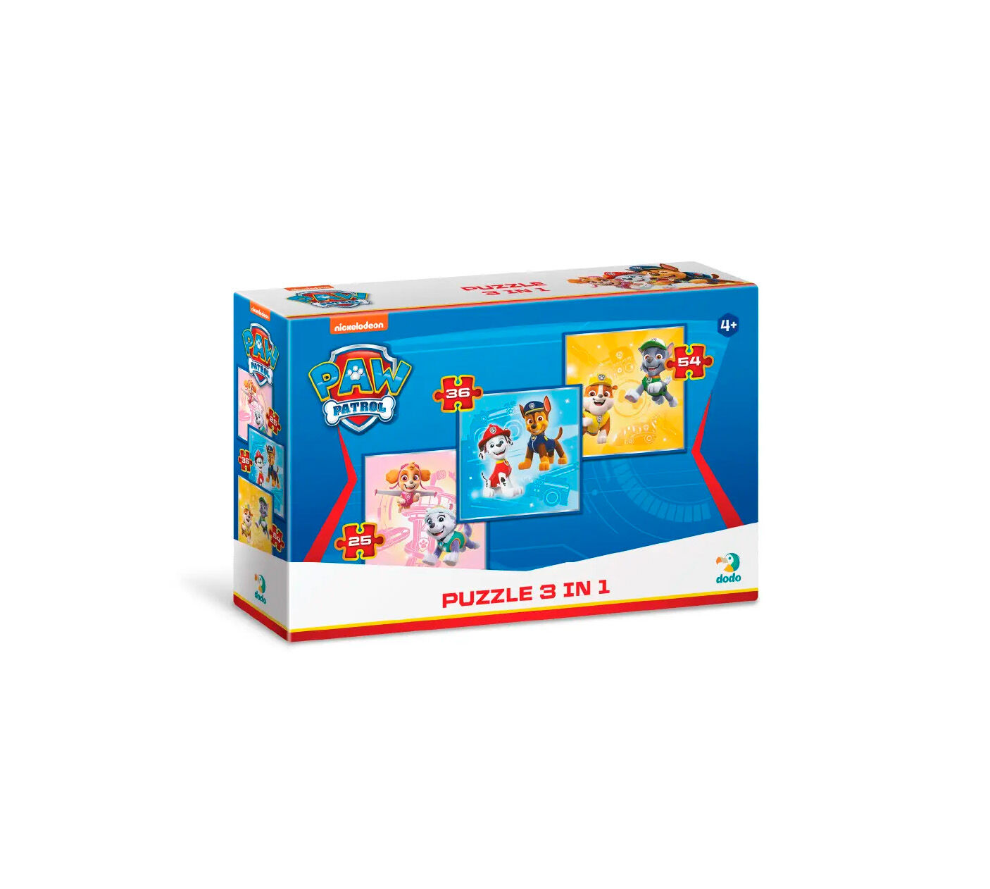 Пазл Dodo Paw Patrol 3 в 1 (200154)