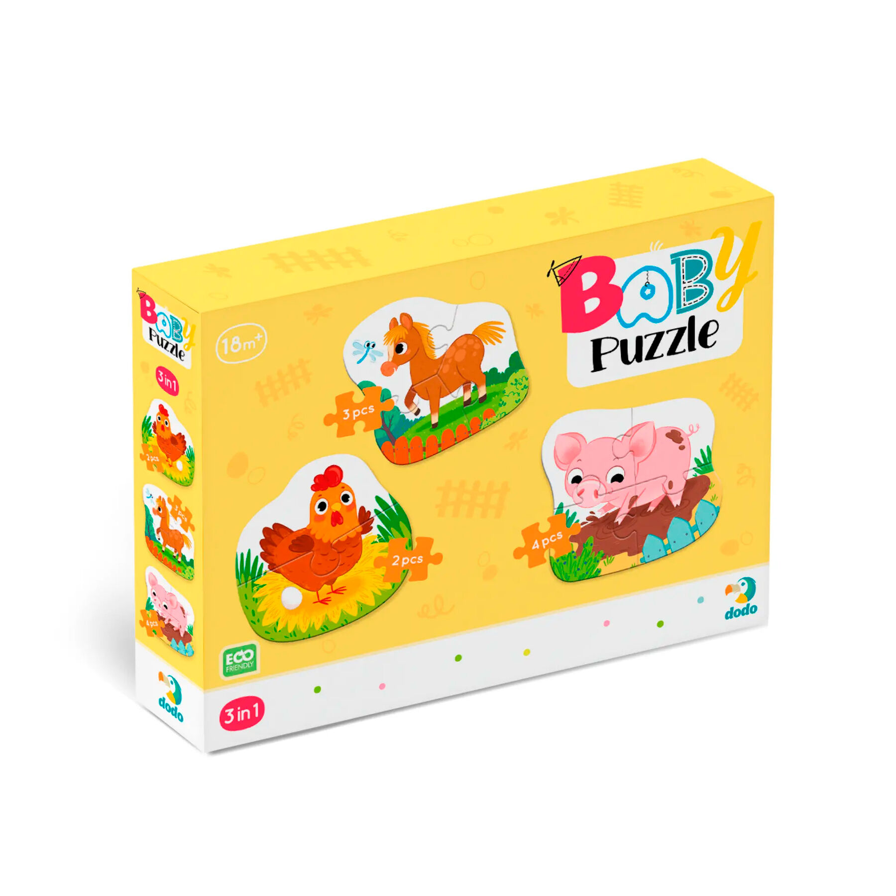 Пазл Dodo День на фермі 3 в 1 (300394)