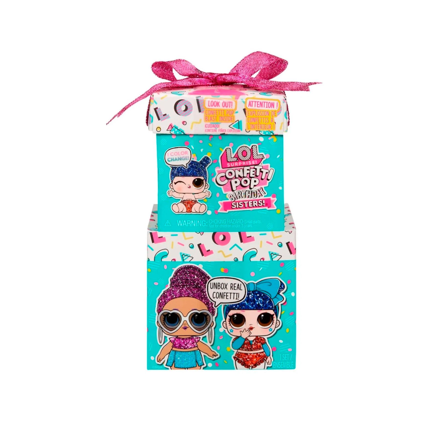 Ігровий набір LOL Surprise Confetti pop Birthday Сестричка-імениниця  (589976)