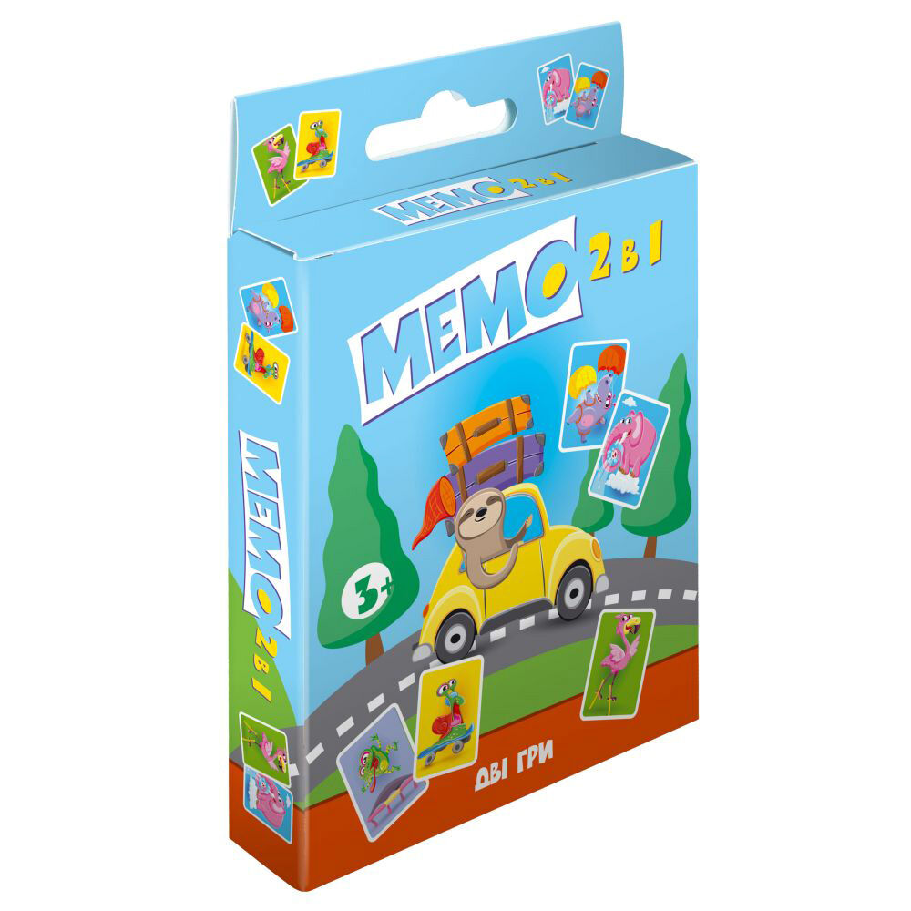 Настільна гра DGT-Games Мемо 2 в 1 (2228_C)