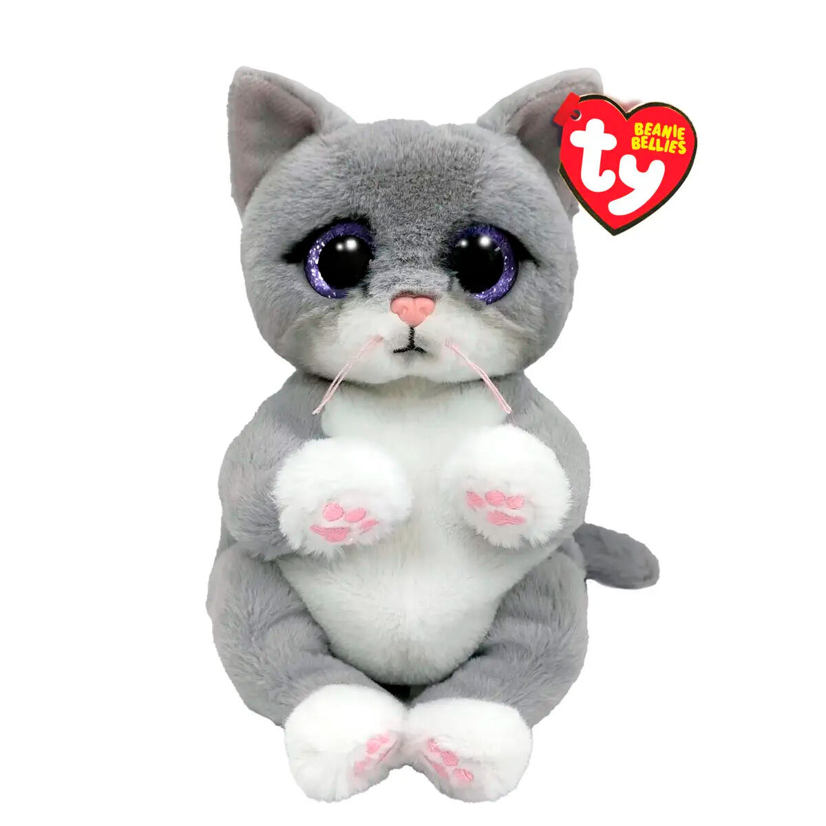 М′яка іграшка TY Beanie Bellies Сіре кошеня Morgan (41055)