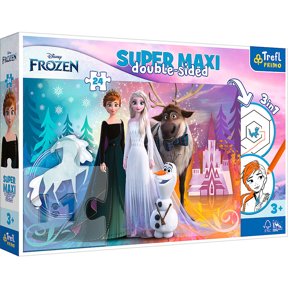 Пазли Trefl Super maxi Щаслива земля Фрозен 24 елементи (41000)