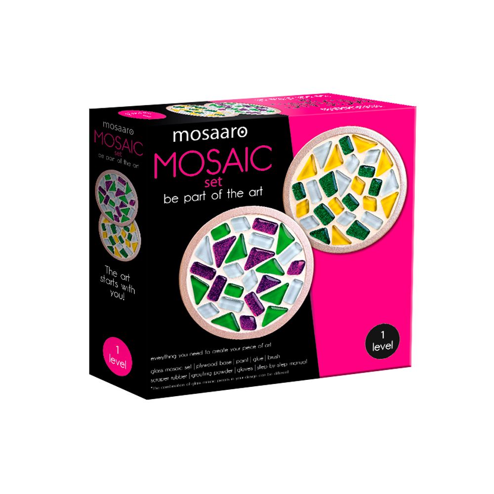 ​Набір скляної мозаїки Mosaaro Кришталеве скло Підставка для чашок (MA1001)