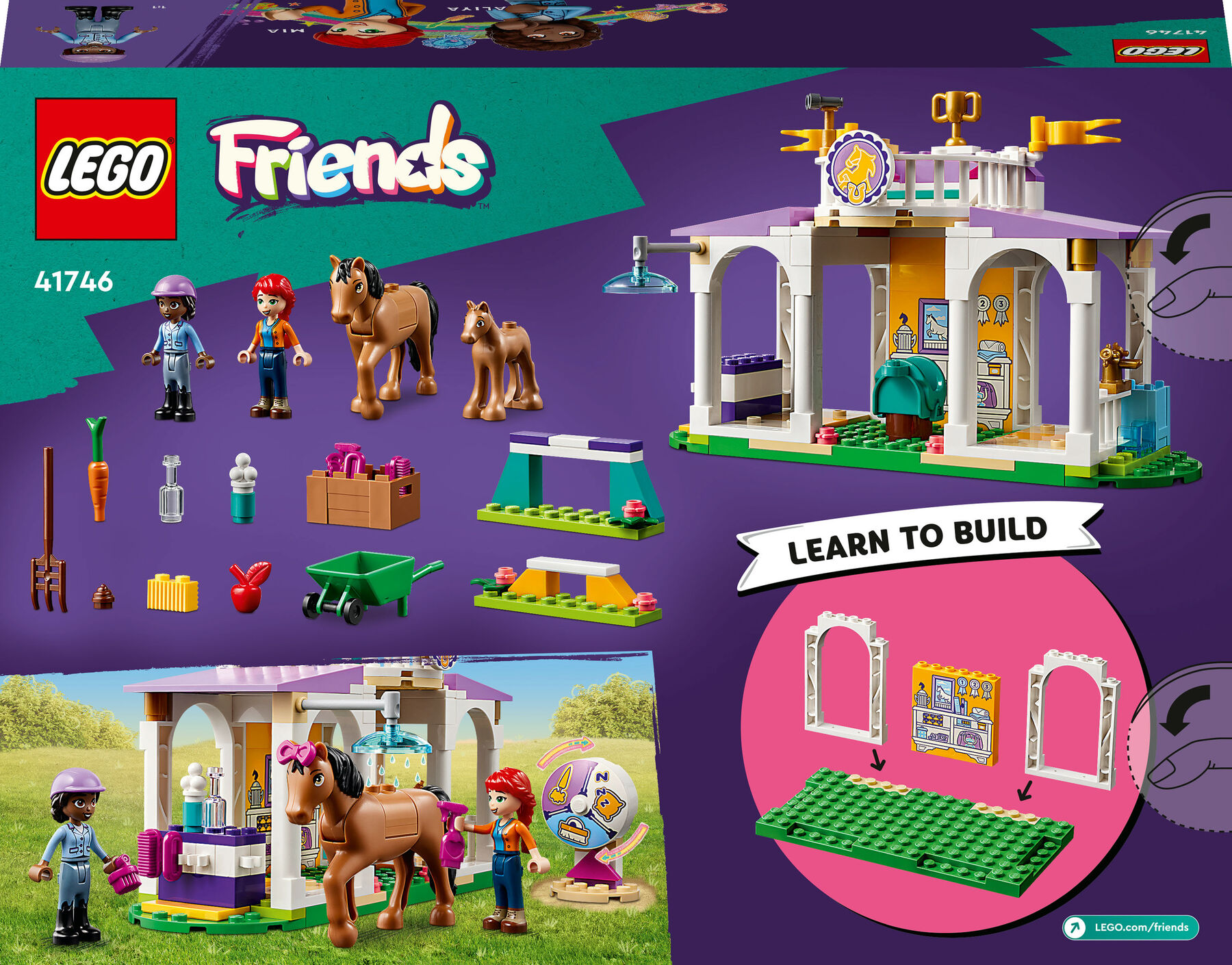 Конструктор LEGO Friends Тренування коня (41746)