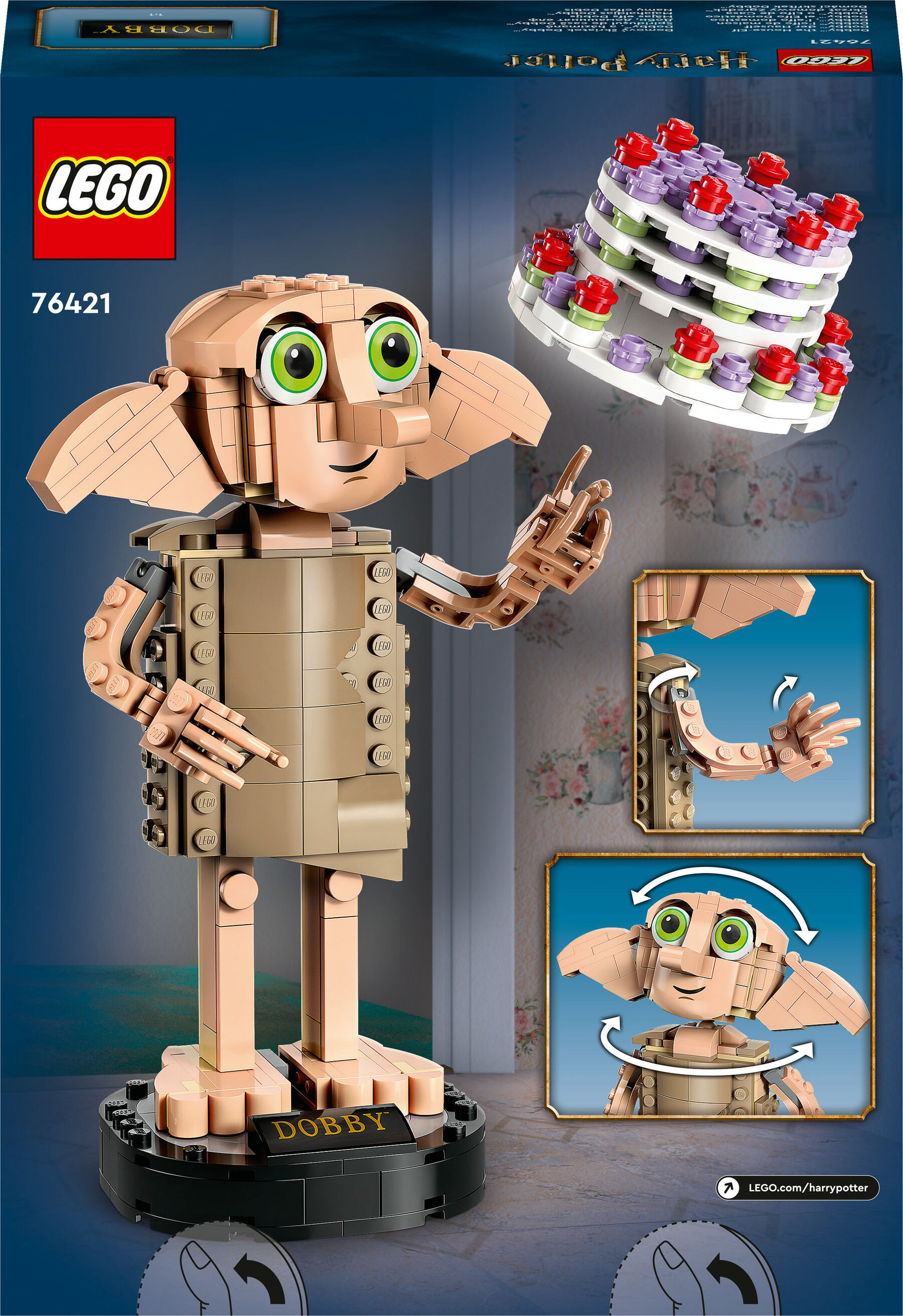 Конструктор LEGO Harry Potter Добі домашній ельф (76421)