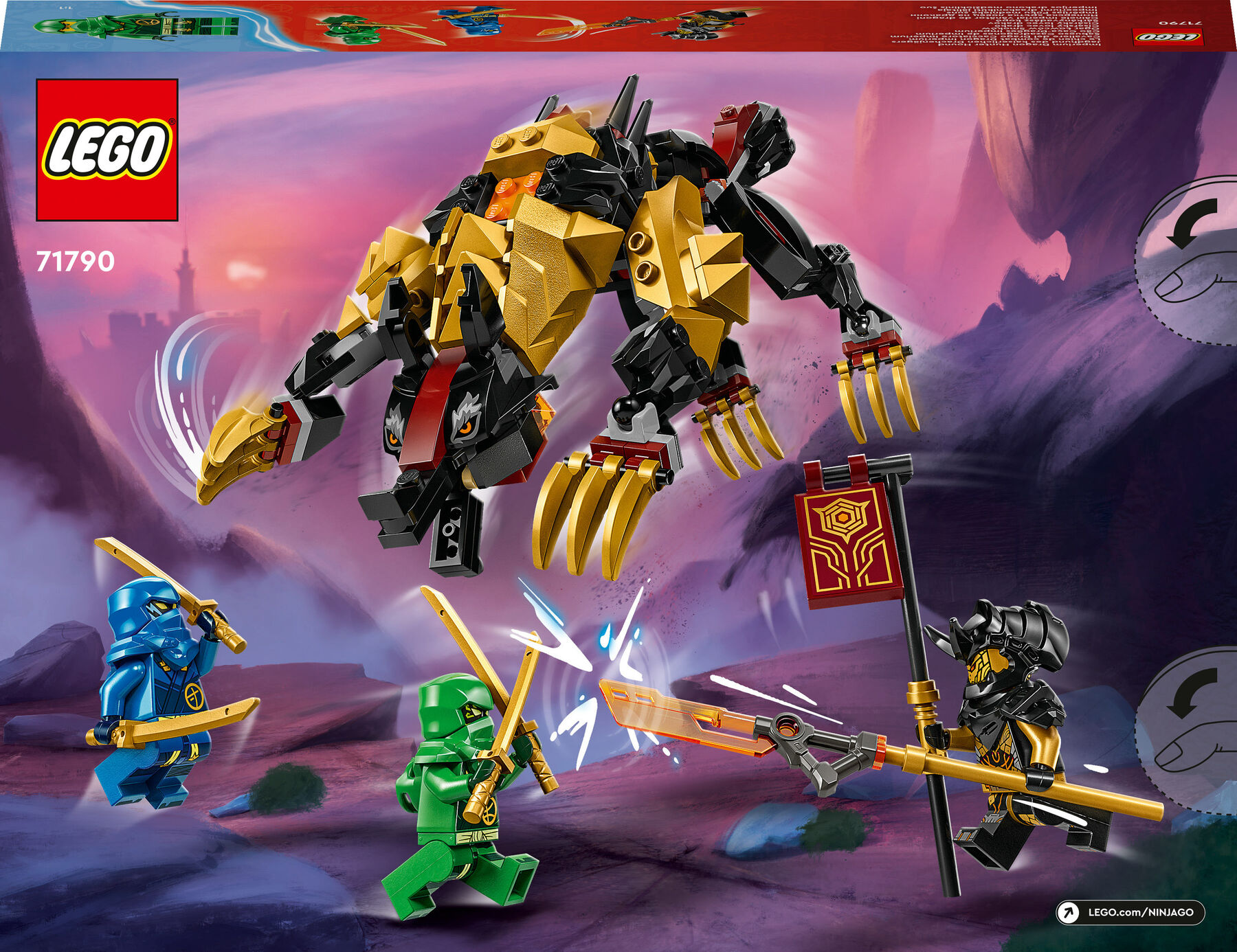 Конструктор LEGO NINJAGO Імперський гончак мисливця на драконів (71790)