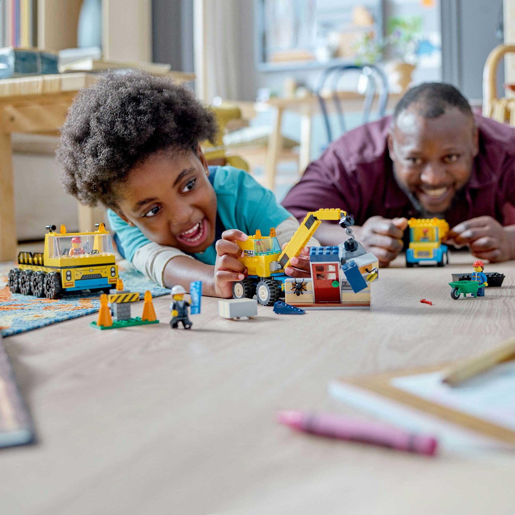 Конструктор LEGO City Будівельна вантажівка й кулястий кран-таран (60391)