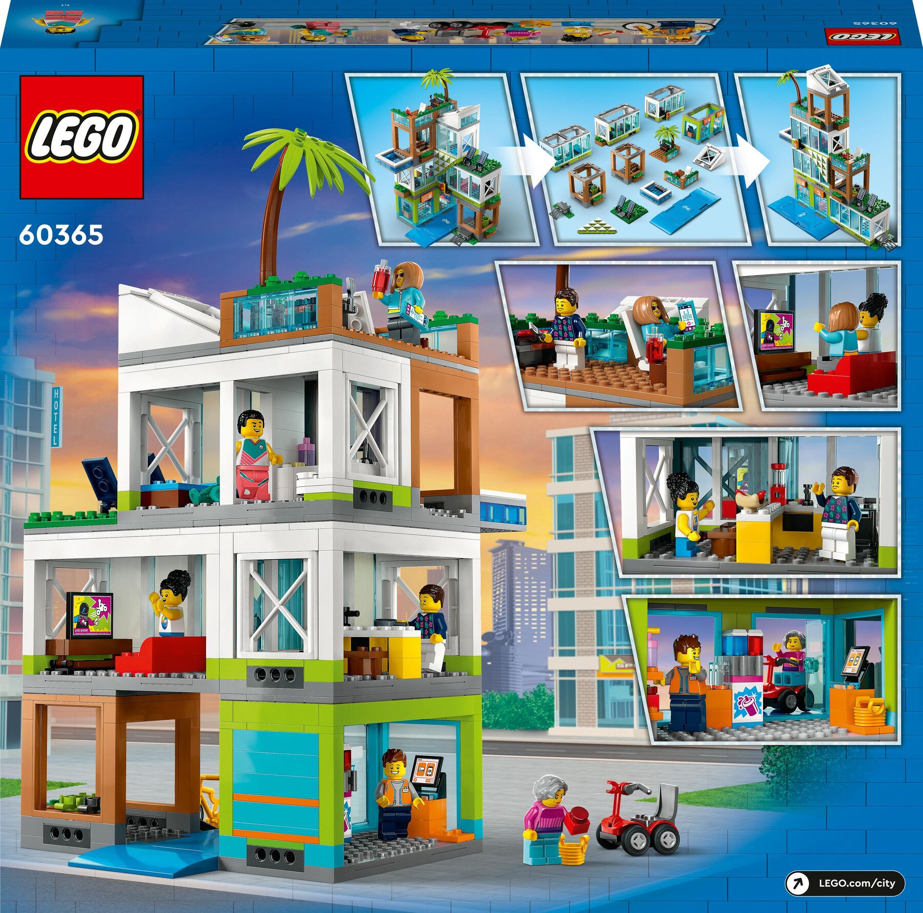Конструктор LEGO City Багатоквартирний будинок (60365)